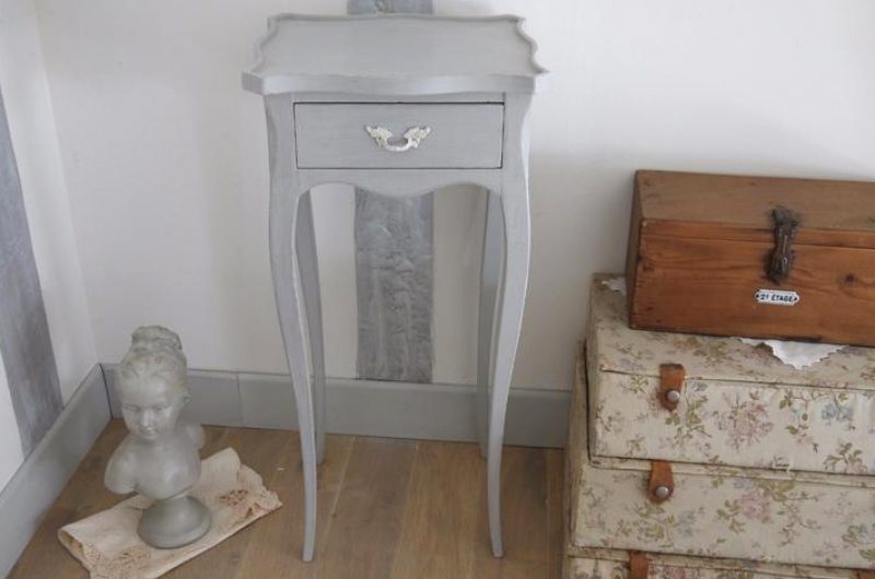 Chevet Louis XV gris