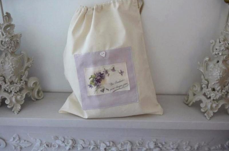 Sac  » Violettes « 