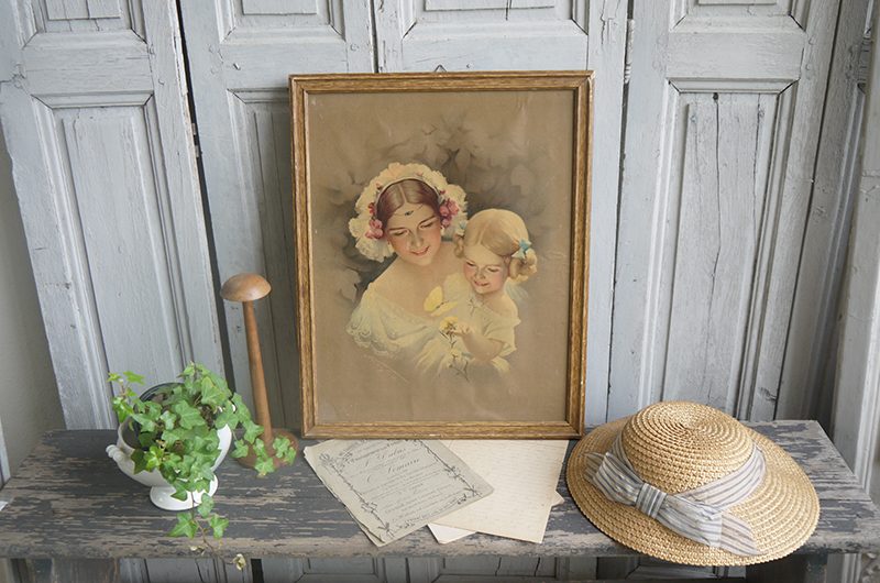 Grand chromo « mère et fille »