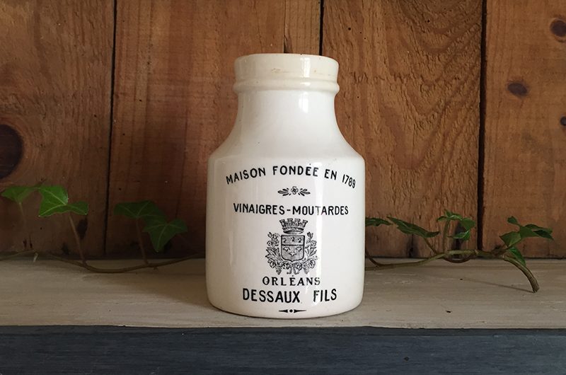 Pot à moutarde publicitaire Dessaux