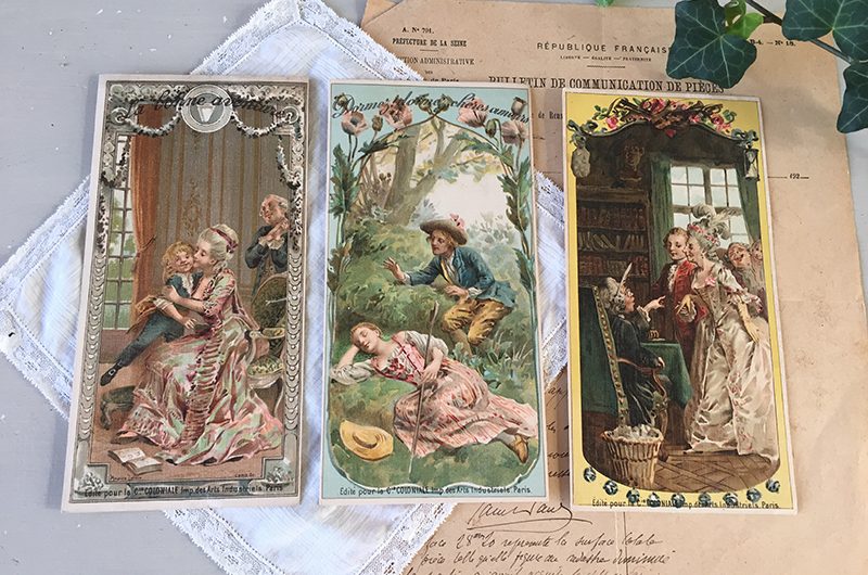 Trois chromos partitions