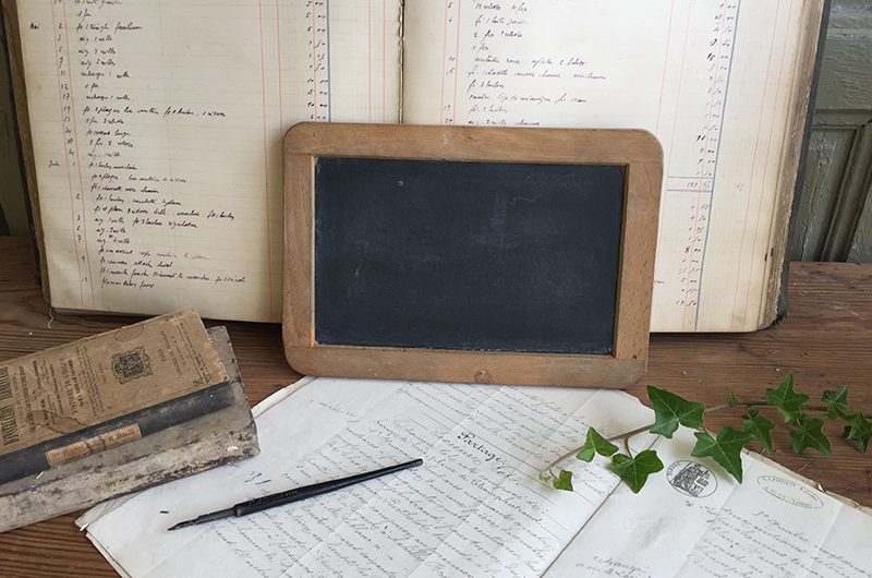 Ardoise d’écolier