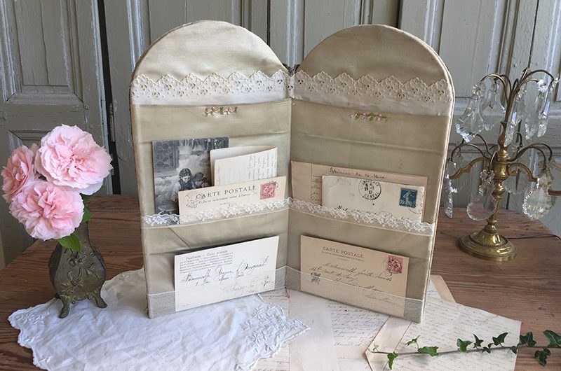 Petit paravent garni