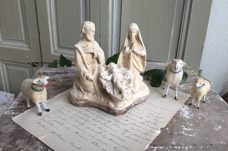 Petit plâtre religieux