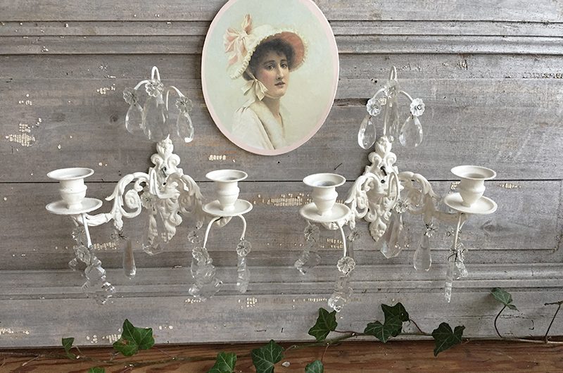 Bougeoirs à pampilles