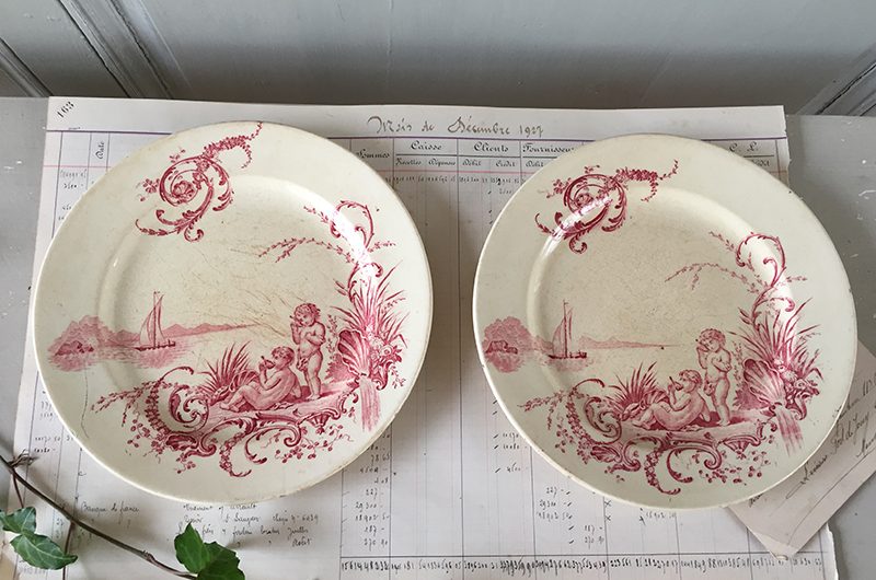 Deux assiettes anges