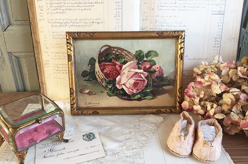 Petite huile sur bois