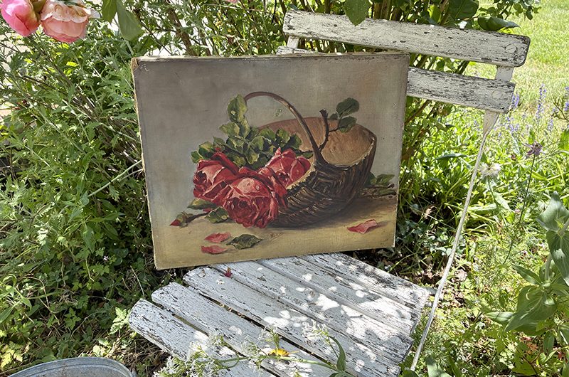 Huile roses rouges