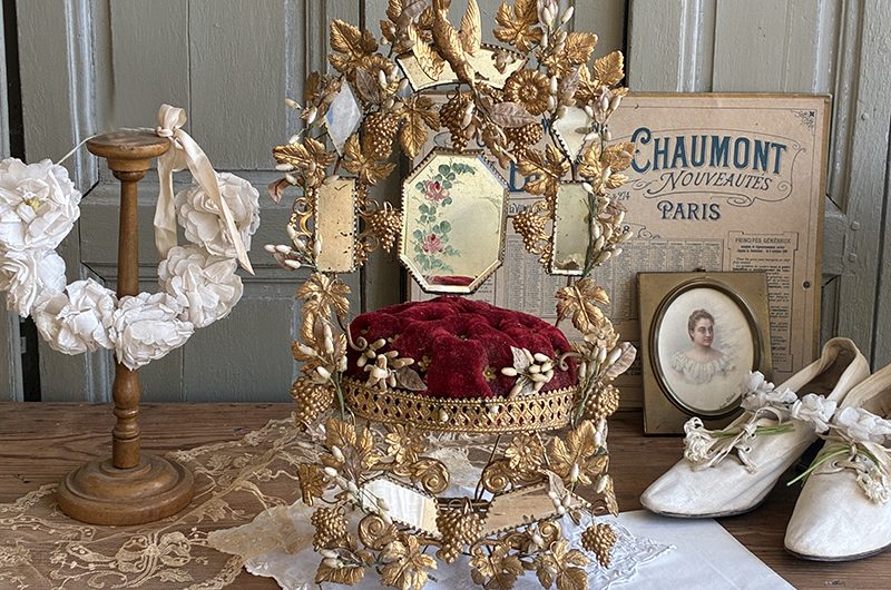 Intérieur de globe peint
