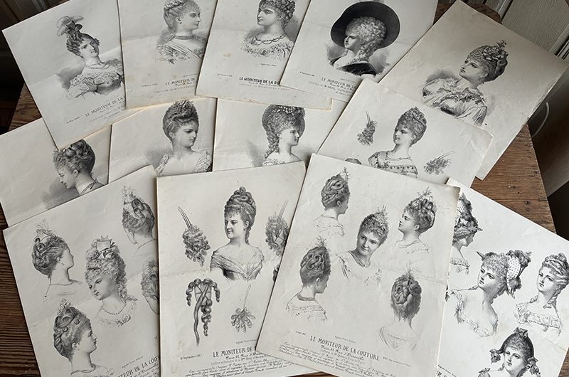 Gravures  » Le moniteur de la coiffure « 