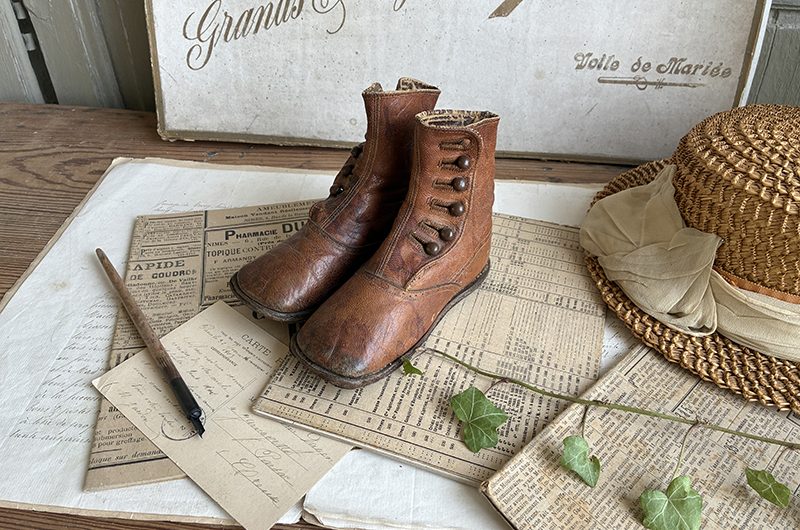 Bottines à boutons