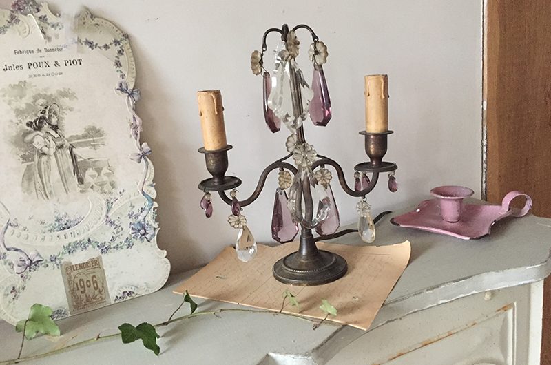Girandole mauve