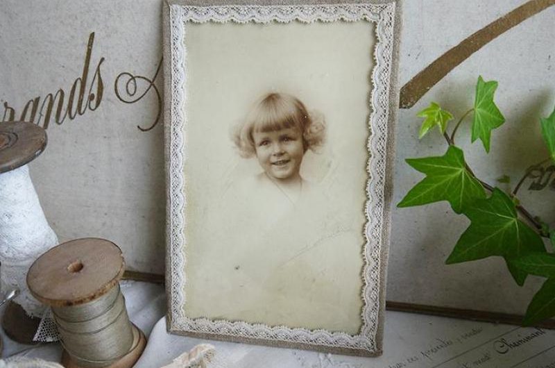 Photo sous verre enfant